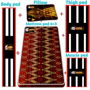 Mattress pad + Pillow + Body pad + Thigh pad + Muscle pad
