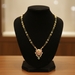 Multi Stone Black Beads Premium (S)