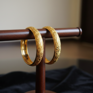 Flower Cut Bangles (2)