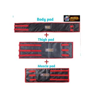 Thigh pad + Body pad + Muscle pad