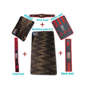 Mattress pad + Pillow + Head Belt + Neck Belt + Water pad + Wrist Band