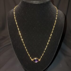 Single Stone Black Beads (S)