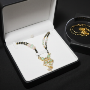 Multi Stone Black Beads (S)